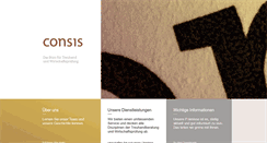 Desktop Screenshot of consis.ch